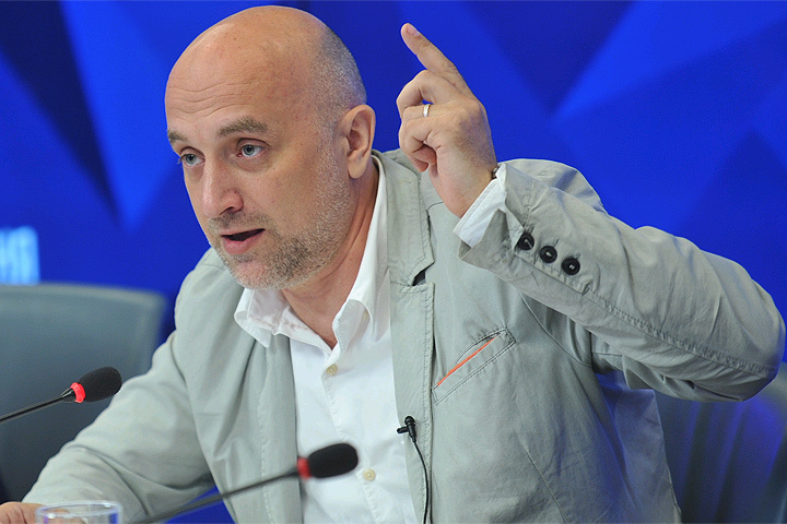 Писатель Захар Прилепин.