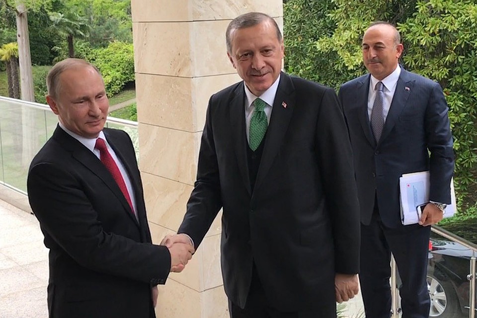 Путин встретился с Эрдоганом в Сочи