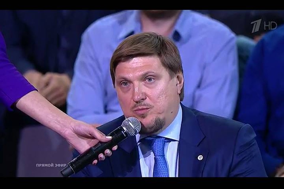 Алексея Бакулина интересовал конфликт между Дональдом Трампом и Джеймсом Кони. Фото: Первый канал