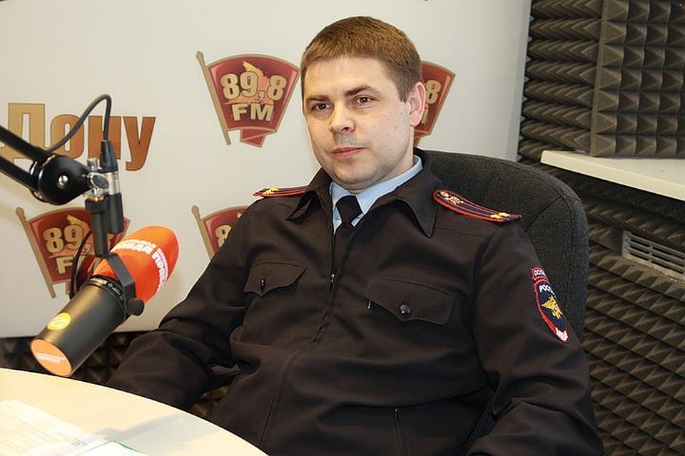 Алексей Токин в студии радио "Комсомольская правда Ростов"