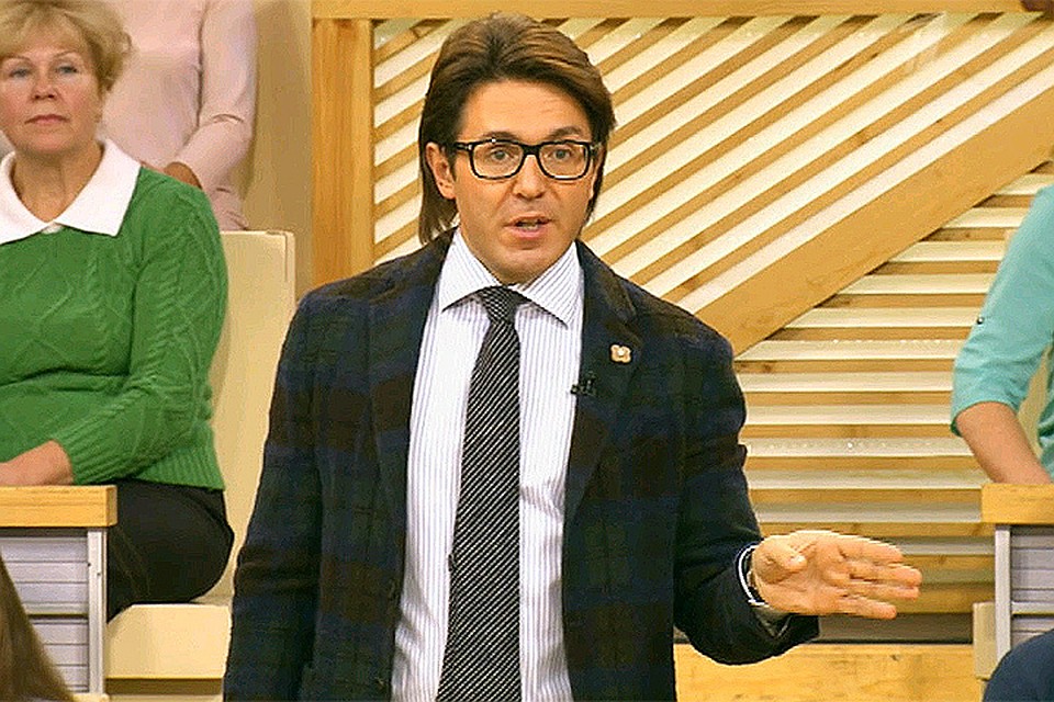 Андрей Малахов в эфире Первого канала.