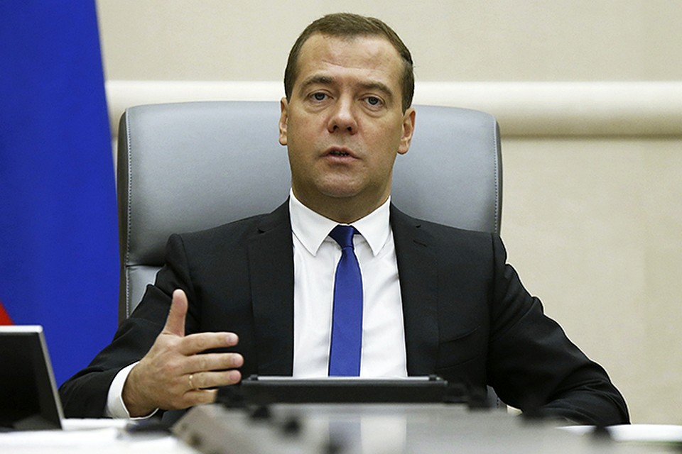 Премьер-министр России Дмитрий Медведев