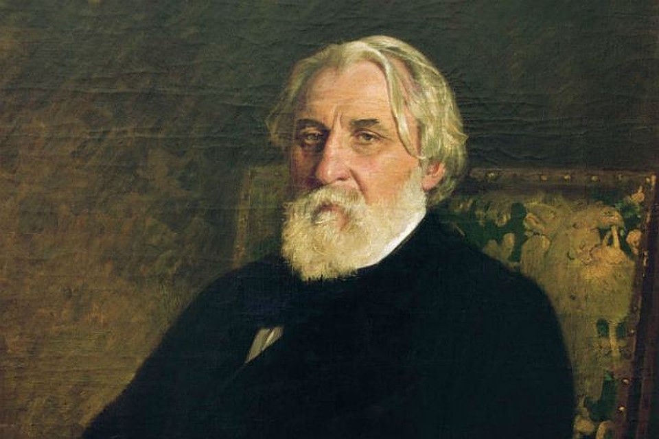 Иван Тургенев. Фрагмент картины И.Е.Репина (1874 г.)