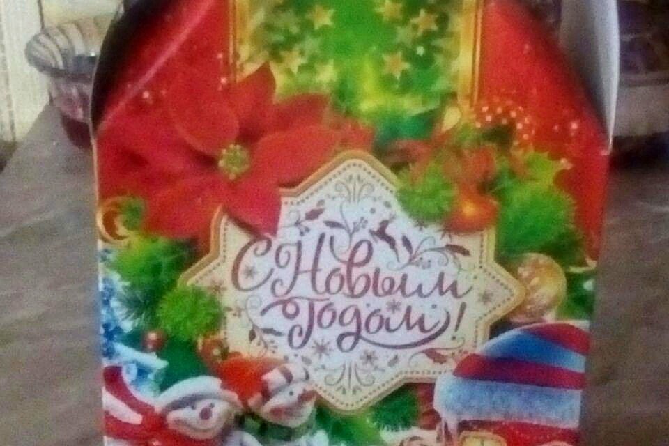 В Колывани детям раздали новогодние подарки через месяц после праздника. Фото: предоставлено местными жителями