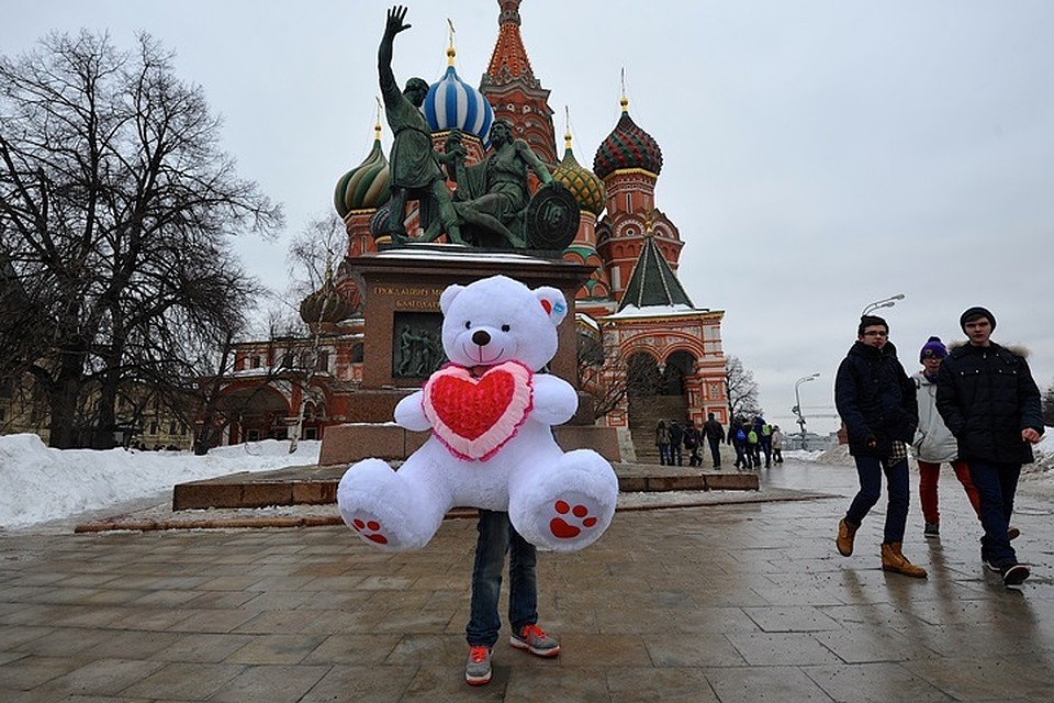 В День святого Валентина, 14 февраля, столбики термометров в Москве опустятся до -8 градусов