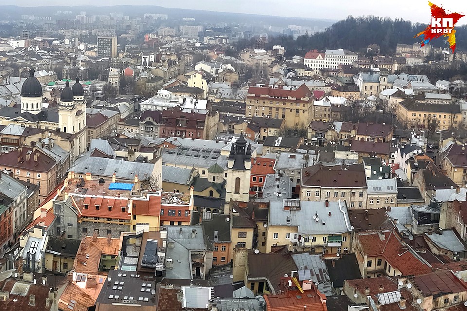 Львов с высоты птичьего полета. Фото: Алена КАМЕНЕВА
