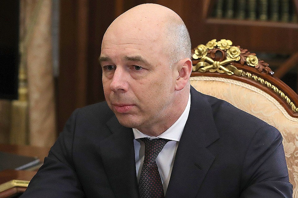 22 марта 2018. Министр финансов РФ Антон Силуанов во время встречи с президентом РФ Путиным в Кремле. ФОТО Михаил Климентьев/пресс-служба президента РФ/ТАСС