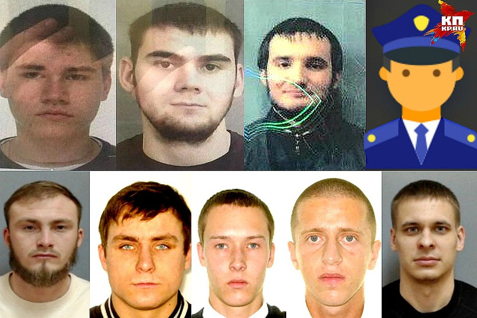 На скамье подсудимых окажутся лишь четверо фигурантов дела (верхний ряд), остальные - до сих пор в розыске.