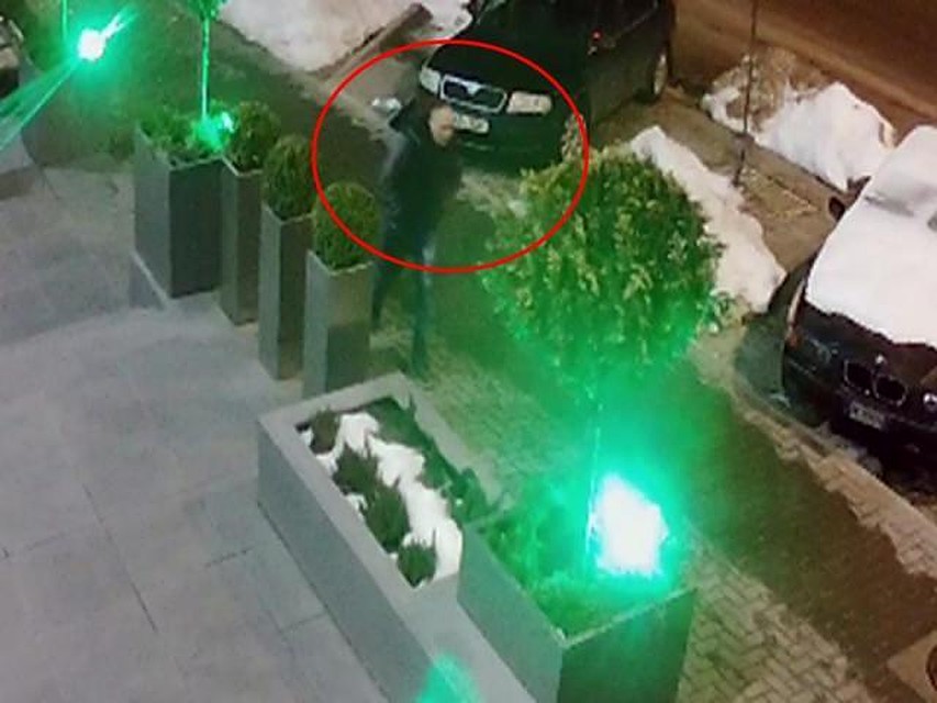 Подозреваемый отобрал у женщины в Кишиневе сумку. Фото столичной полиции.