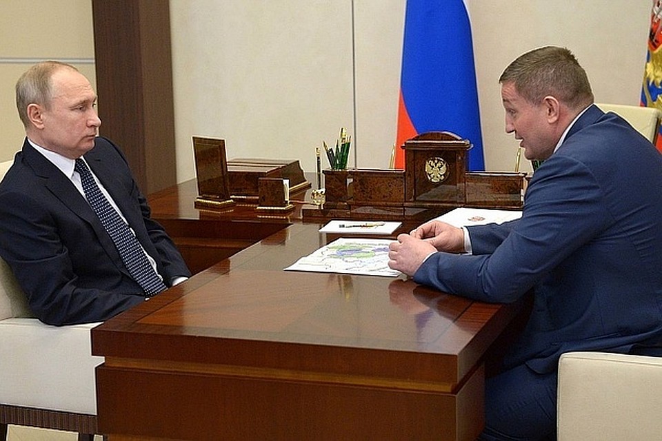 Владимир Путин 13 апреля встретился с Андреем Бочаровым. Фото: kremlin.ru