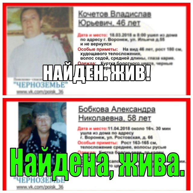 Фото: из официальной группы поисково-спасательного отряда «Черноземье».