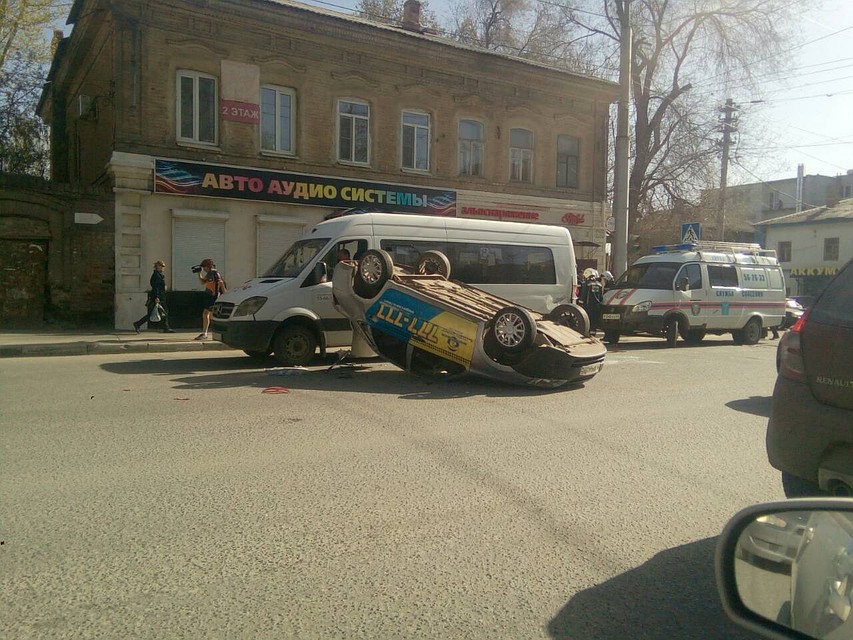 Фотография с места ДТП