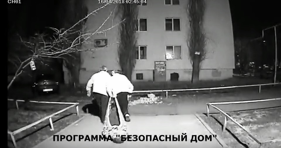 Видео с места событий