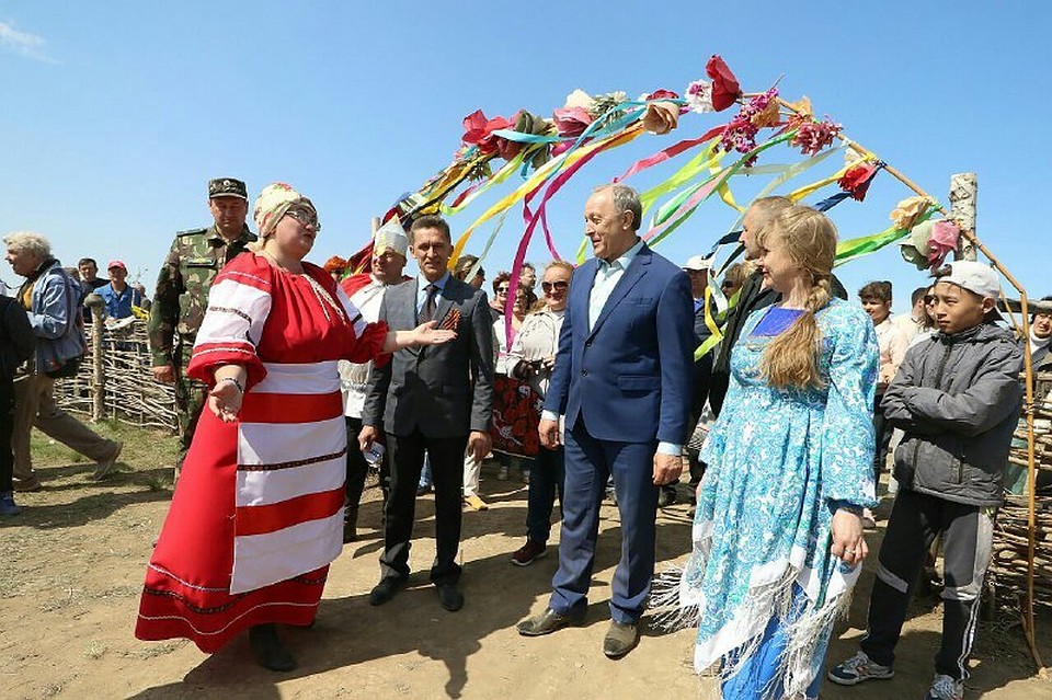 Валерий Радаев приехал на открытие Фестиваля тюльпанов