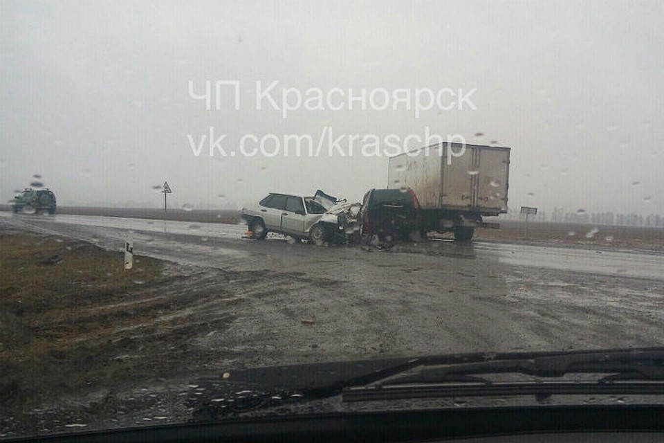 В ДТП пострадали три человека Фото: ЧП-Красноярск