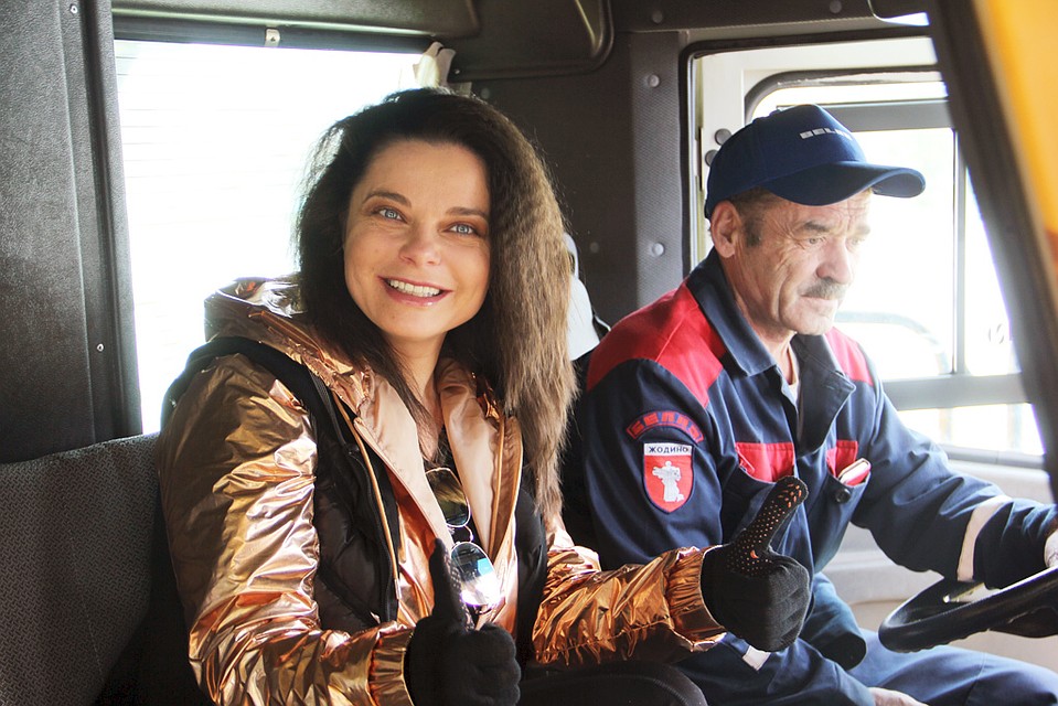 Наташа Королева приезжала на БелАЗ. Фото: belaz.by