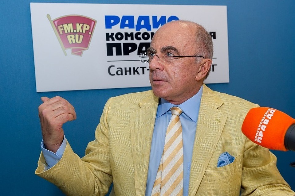 Александр Запесоцкий в студии радио «Комсомольская Правда в Петербурге»