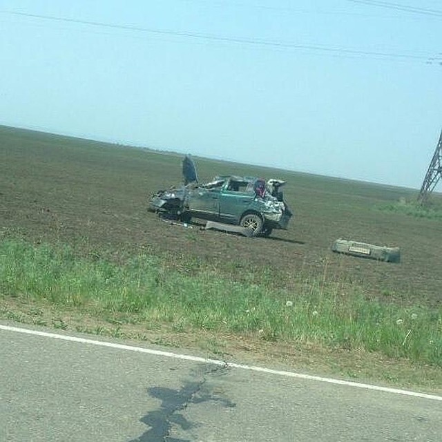 Автомобиль в результате ДТП сильно пострадал