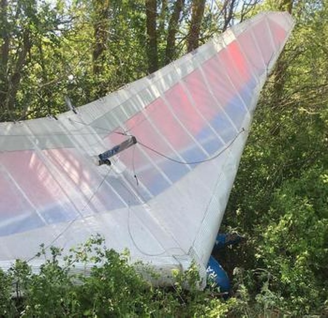 Дельтаплан упал в Калачевском районе Волгоградской области. Фото: пресс-службы Южной транспортной прокуратуры