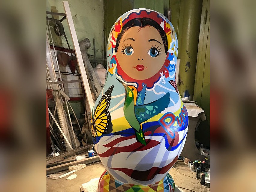 Каждая матрешка получила свой дизайн