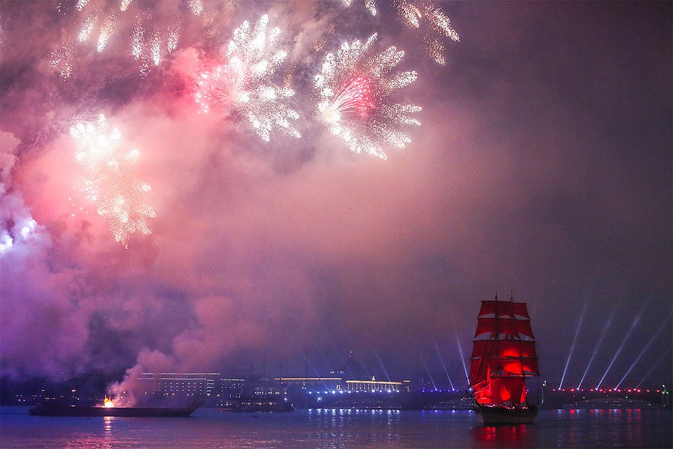 Репетиция Алых парусов 2018 в Санкт-Петербурге состоится в ночь на 22 июня.
