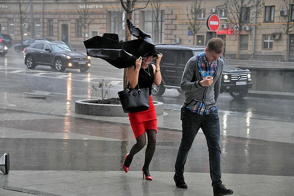 В воскресенье в Москве ожидается дождь