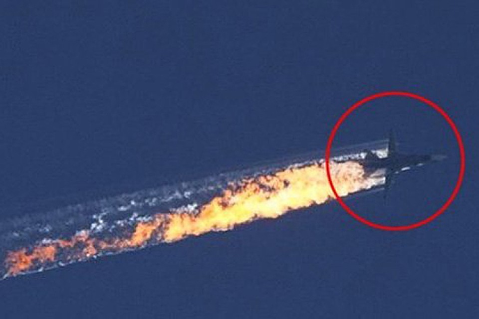 Миноброны РФ: В 2015 году над территорией Сирии был сбит российский военный самолет Су-24