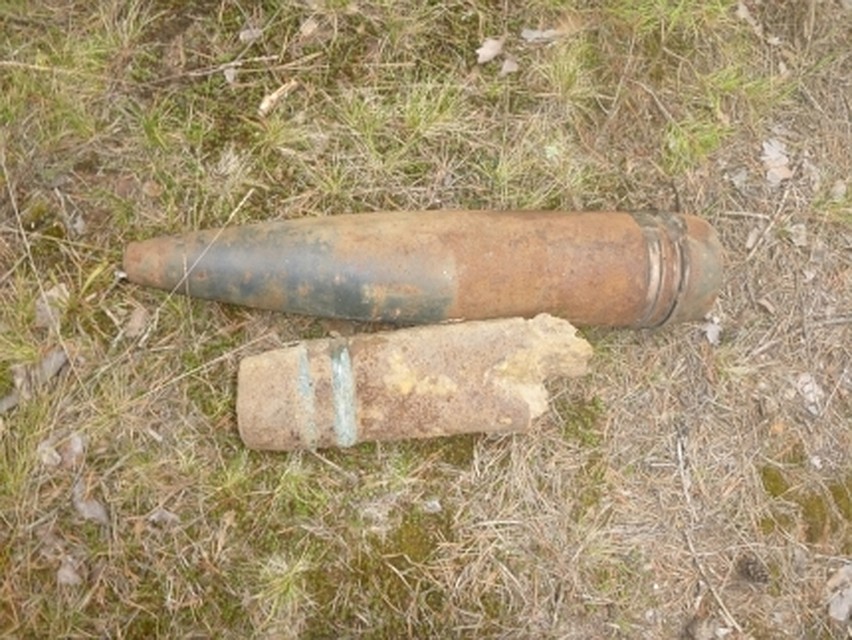 Боеприпасы обнаружили в Калининском районе. Фото: УМЧС России по Тверской области