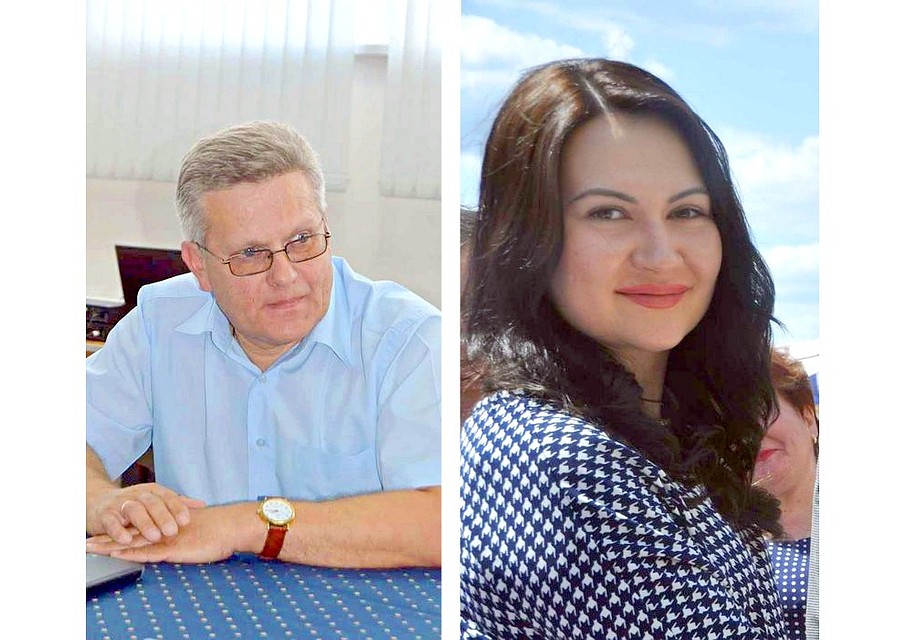 Вячеслав Гущин и Марина Белява.