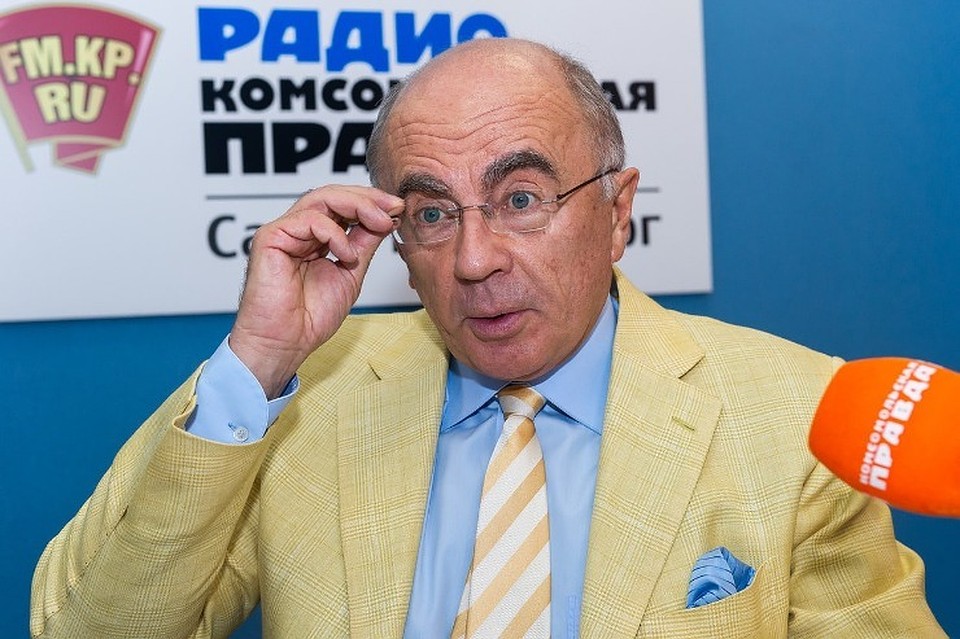Александр Запесоцкий в студии радио "Комсомольская правда в Петербурге"