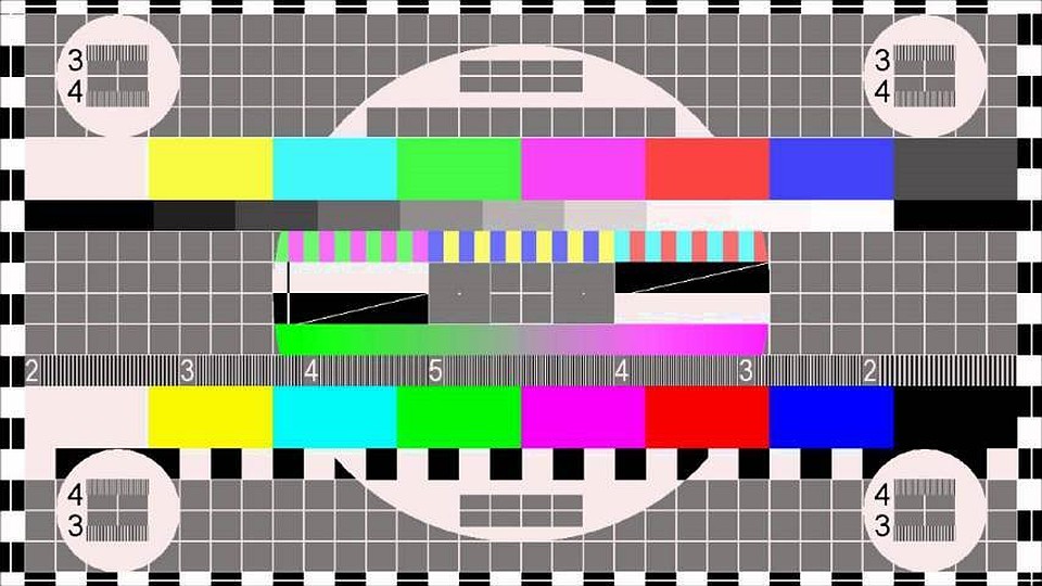 Телевизионная испытательная таблица
