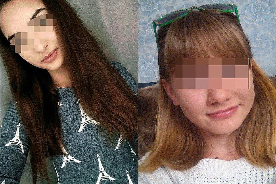 Слева - старшая сестра, которая рубила топором котенка, справа - младшая. которая снимала все на видео. Фото со страниц из соцсетей