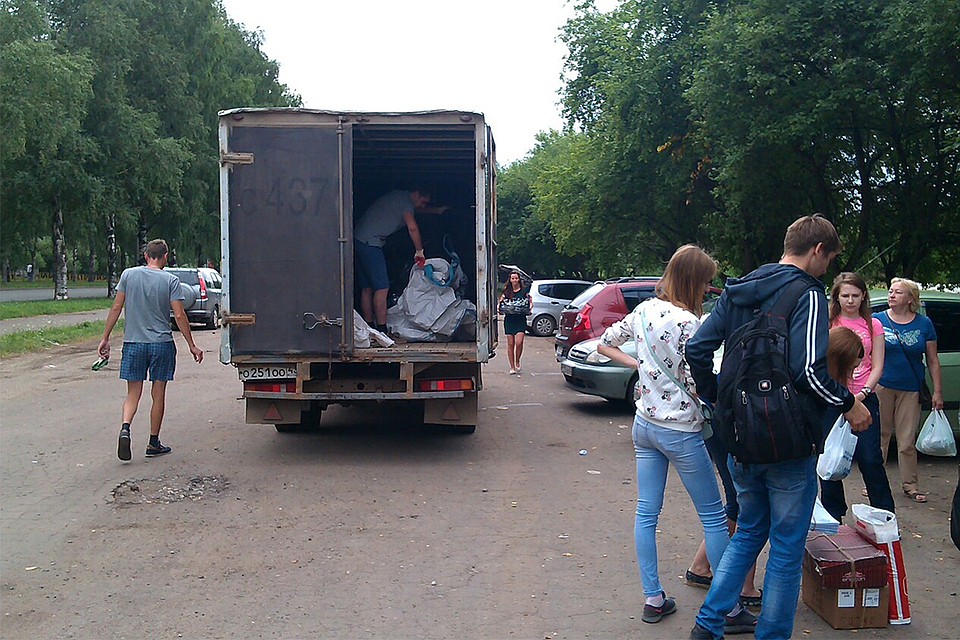 Первую остановку Сбормобиль сделает в 10.00. Фото: vk.com/vyatkabezmusora