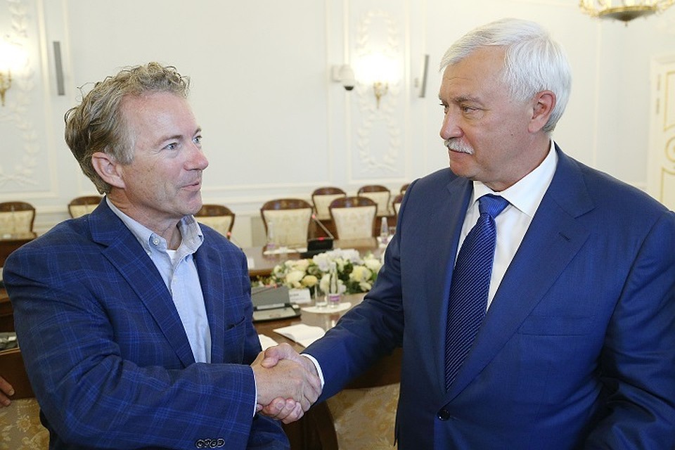 Георгий Полтавченко встретился с сенатором из США. Фото:пресс-служба губернатора Санкт-Петербурга.