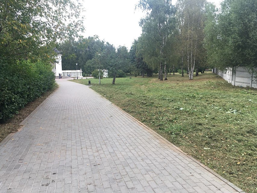 Парк помогли привести в порядок десантники и предприниматели. Фото: управление информации администрации Твери