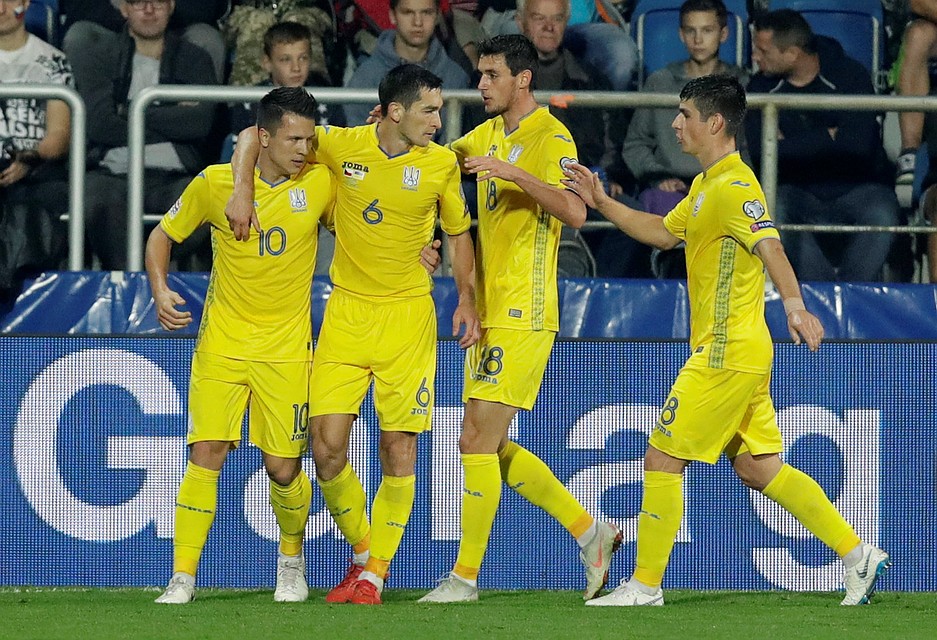 Украина победила Чехию 2:1 в Лиге Наций.