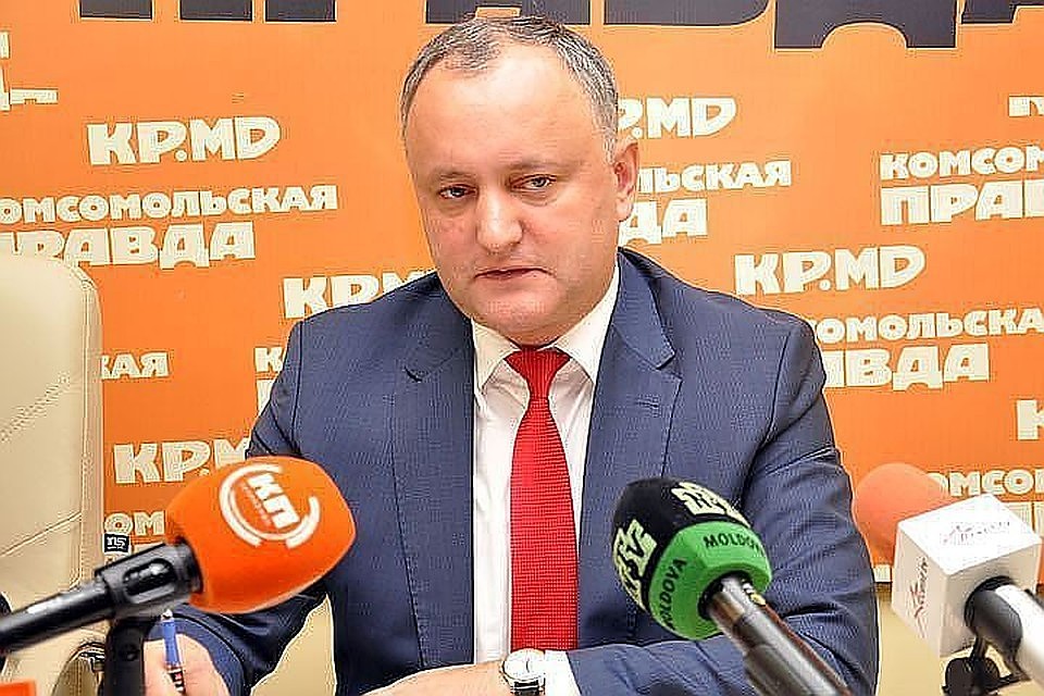 Президент Молдавии Игорь Додон