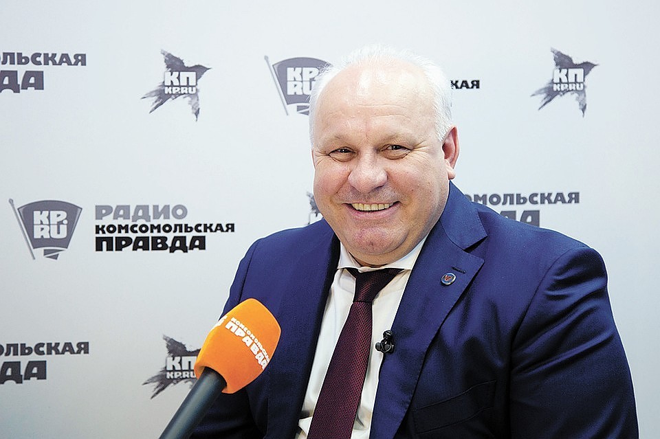Глава Хакасии Виктор Зимин в гостях у Радио «Комсомольская правда»