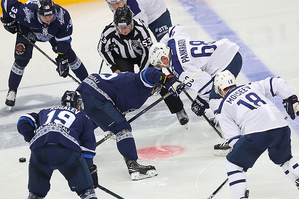 Вчера минское "Динамо" проиграло москвичам со счетом 1:3. Фото: hcdinamo.by.
