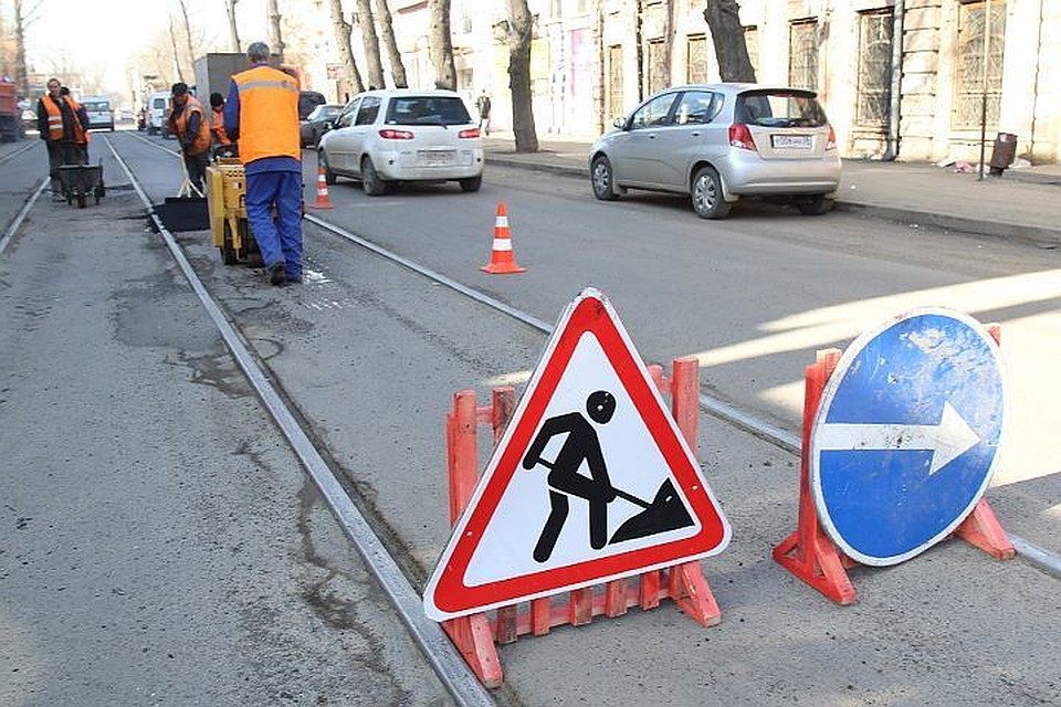 Движение транспорта на улице Баррикад в Иркутске ограничат