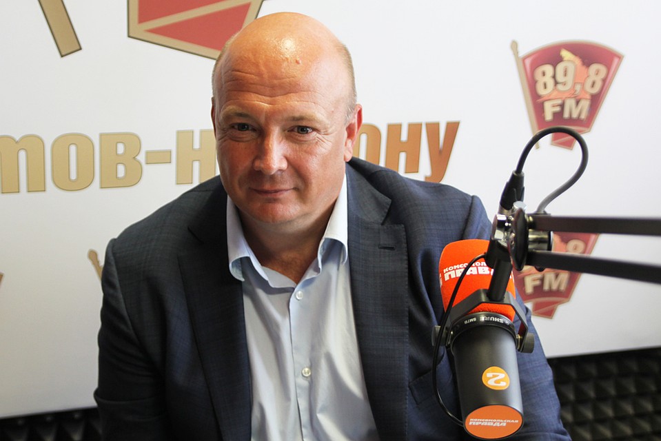 Андрей Кудряков в студии радио "КП-Ростов".