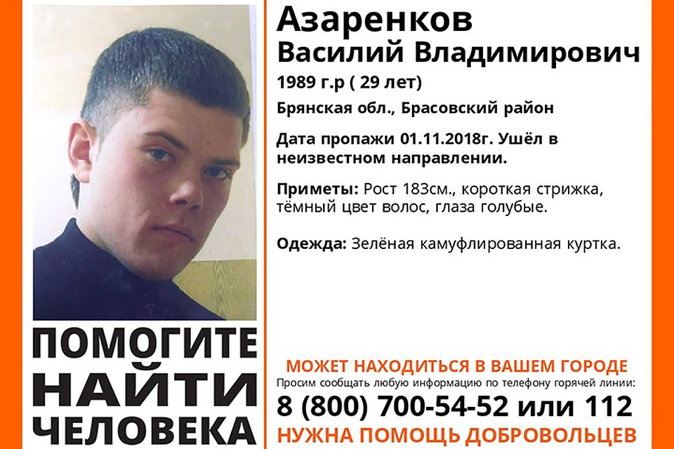 Фото: поисковый отряд "Лиза Алерт Брянск".