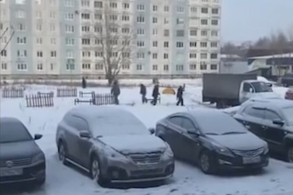 Фото: кадр видео очевидцев