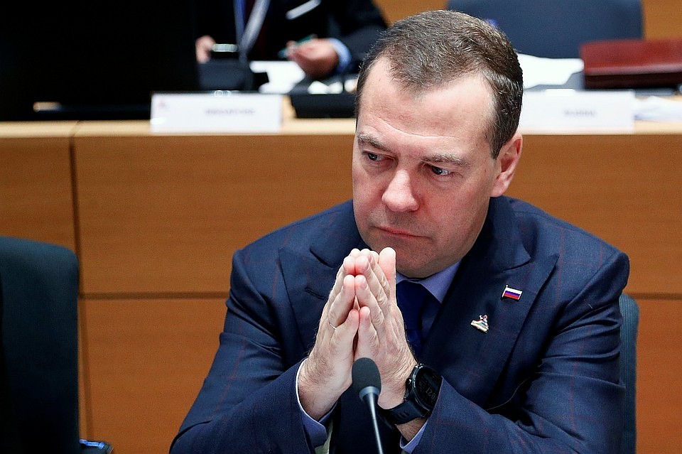 Премьер-министр России Дмитрий Медведев