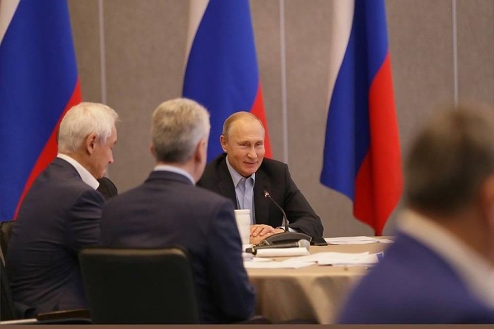 Владимир Путин приехал в Крым. Фото: Facebook Сергея Аксенова