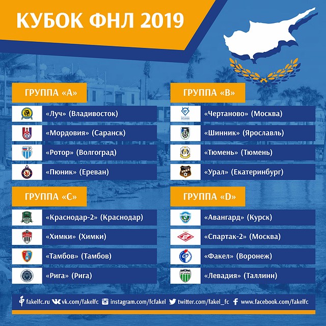 В Кубке ФНЛ-2019 сыграют три иностранных клуба и команда Премьер-лиги.