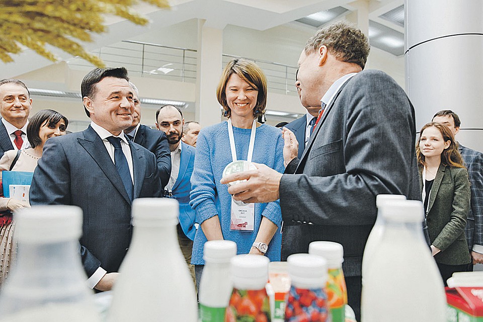 Андрей Воробьёв открыл V Международный молочный форум. Фото: Стефания ПИПЧЕНКО
