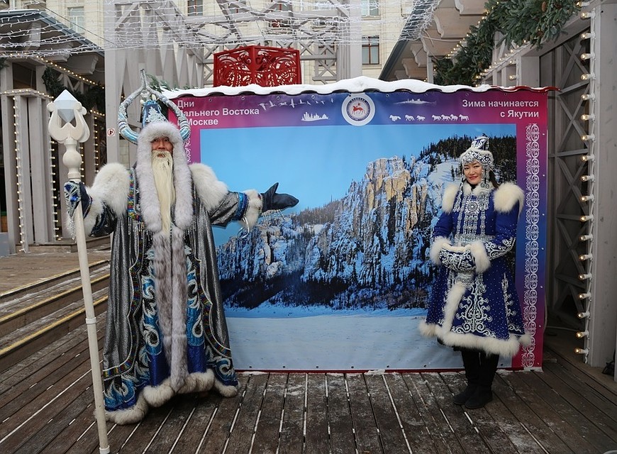 С якутским Повелителем холода можно сфотографироваться.