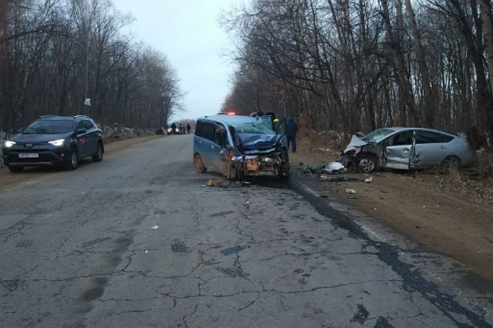 Восемь человек пострадали в дорожной аварии на трассе «Ильинка-Некрасовка» в Хабаровском крае