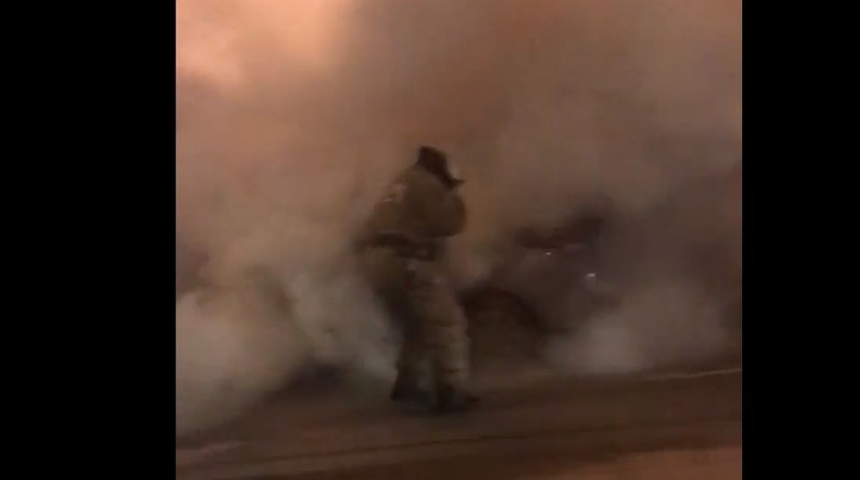 Скриншот с видео из паблика ЧП ДТП Пермь
